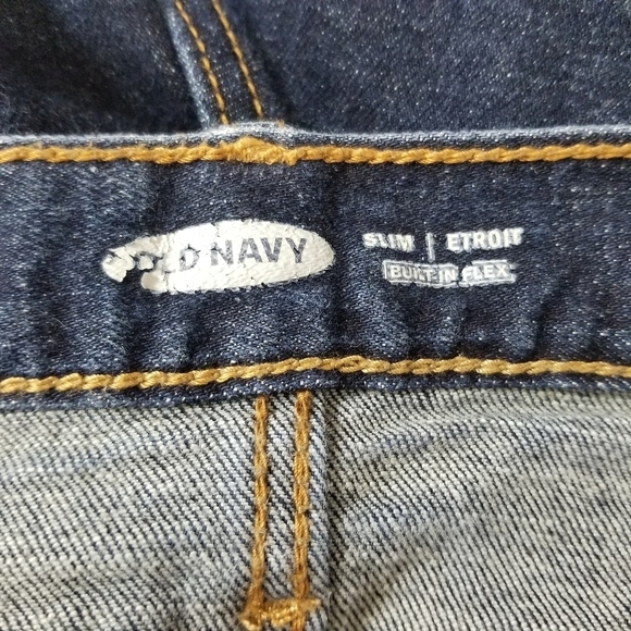 Old Navy Men's Slim Jeans - Dark Blue Size 30 - Picture 4 of 15